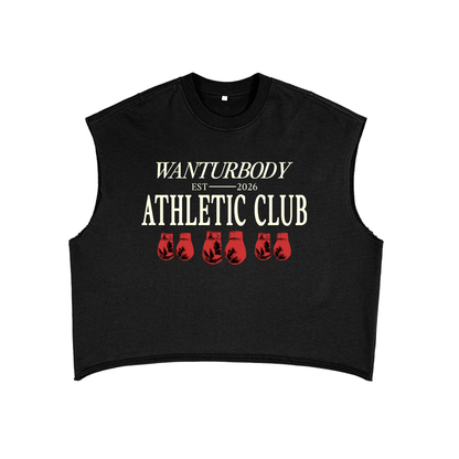WANTURBODY Athletic Cutoff Tee