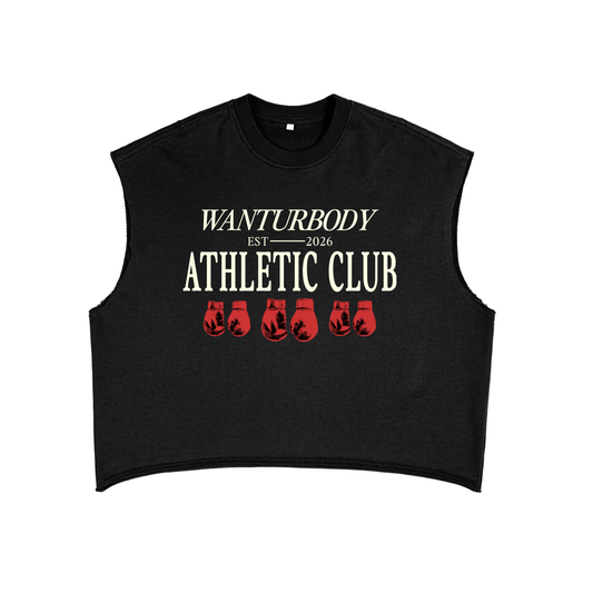 WANTURBODY Athletic Cutoff Tee