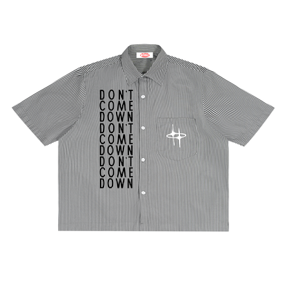 DON'T COME DOWN Buttoned Shirt